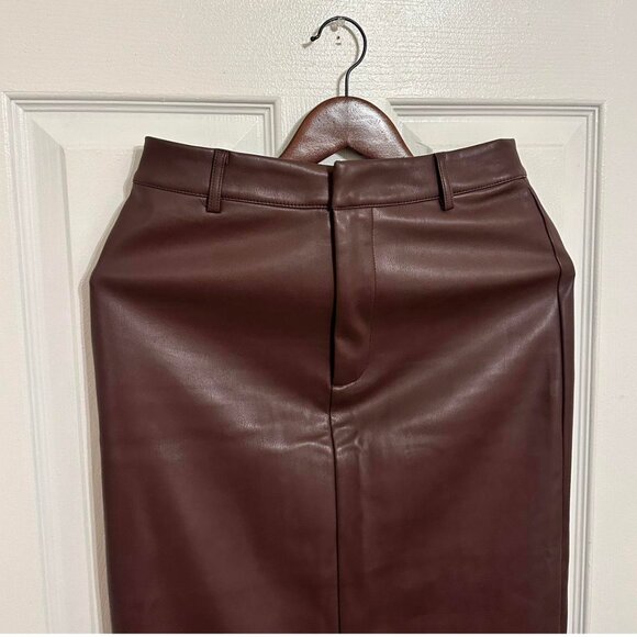 Meshki Faux Leather Skirt - Picture 2 of 4